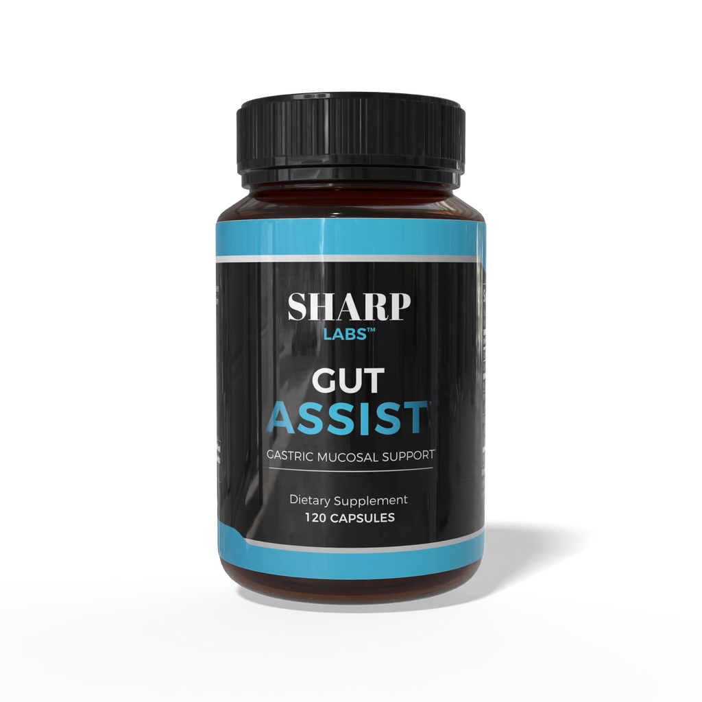 Gut Assist probiotic supplement bottle - Dr. Rob's Solutions