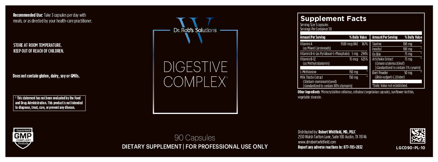 Digestive Complex – Dr. Rob's Solutions