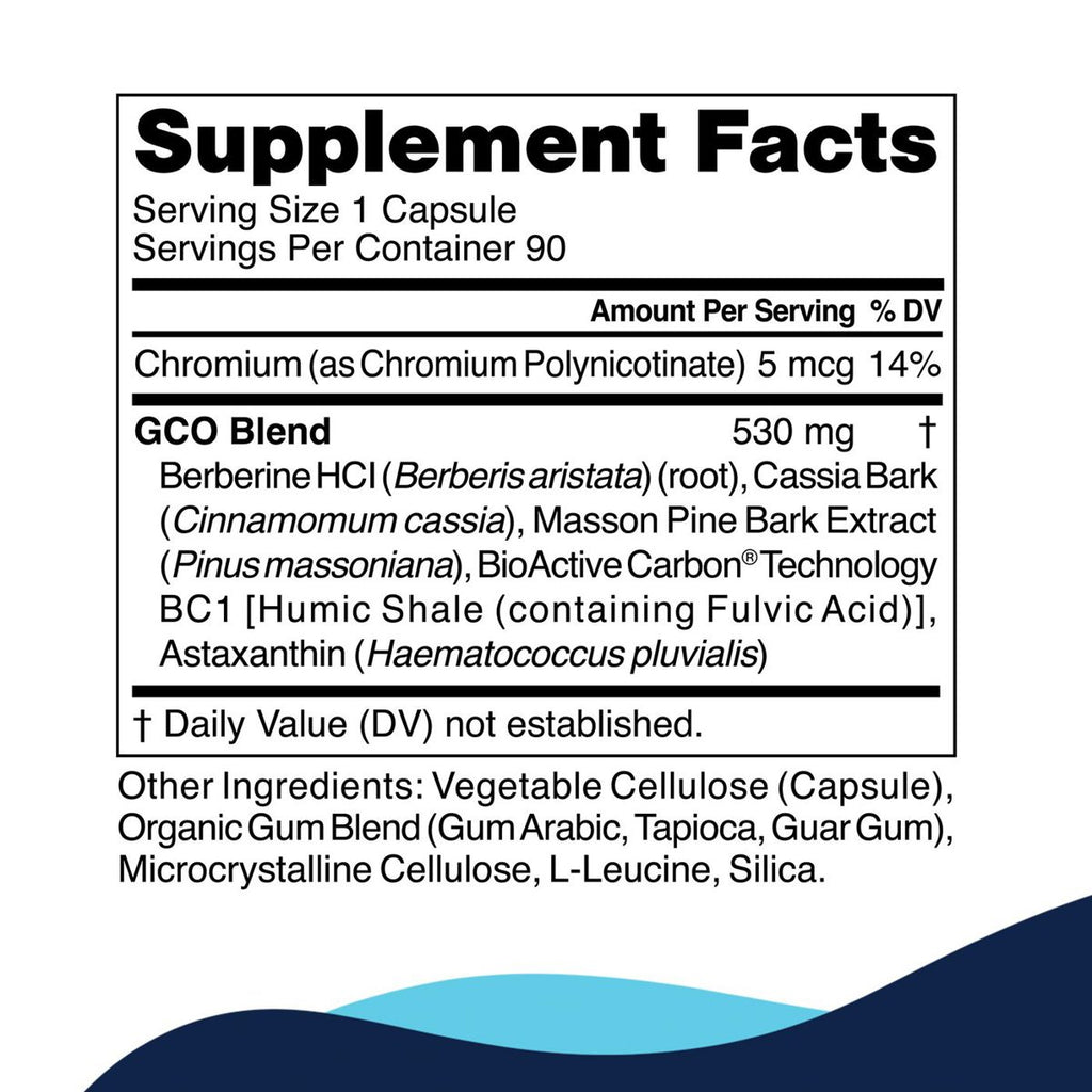 GCO supplement facts
