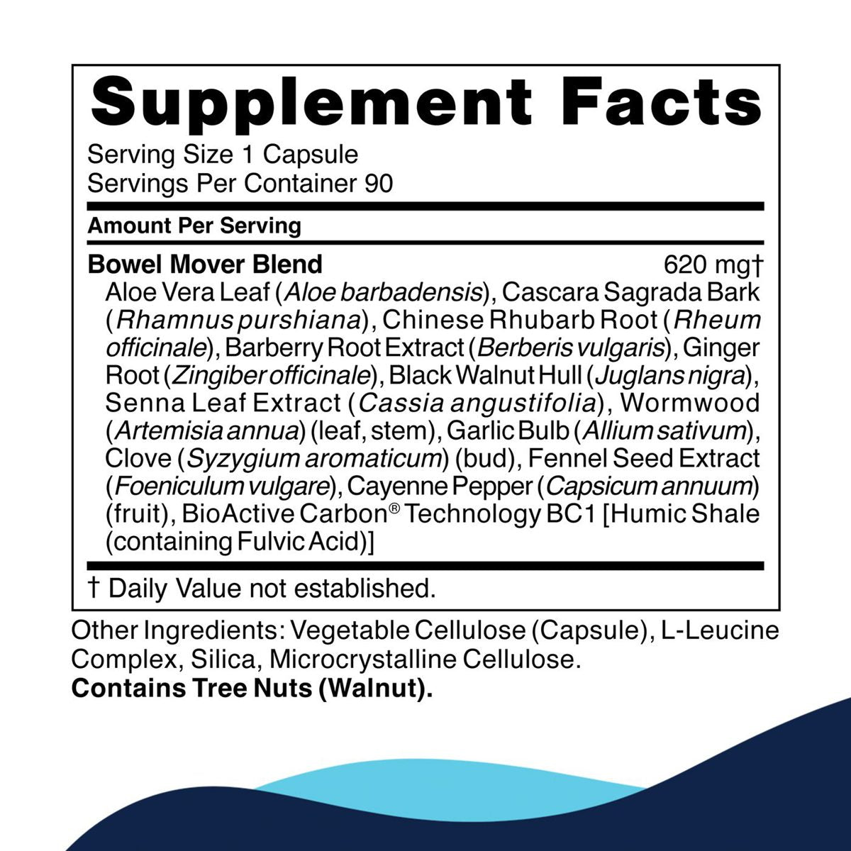 Bowel Mover supplement facts
