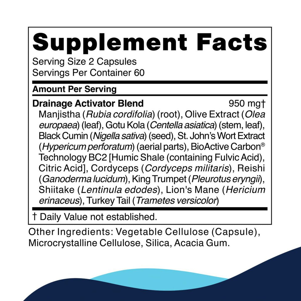 Drainage Activator supplement facts
