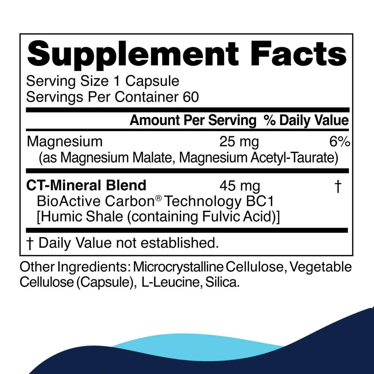 CT-Minerals supplement facts