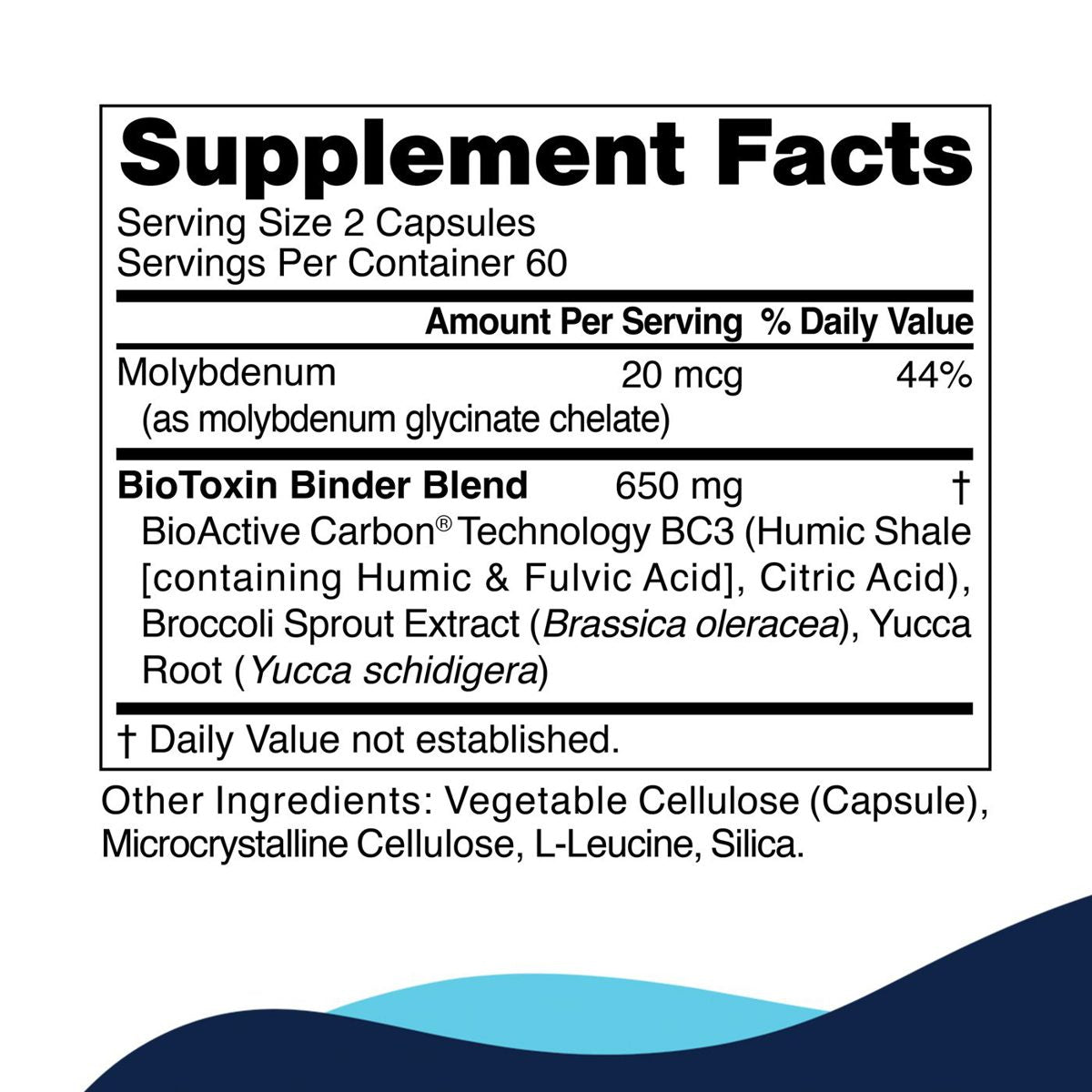 BioToxin Binder supplement facts